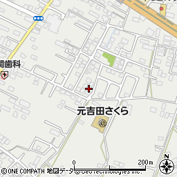 茨城県水戸市元吉田町1509-58周辺の地図