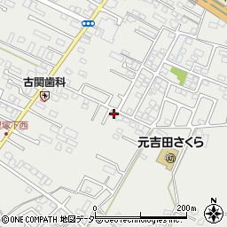 茨城県水戸市元吉田町1503-2周辺の地図