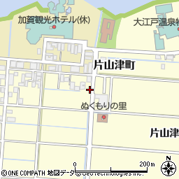 石川県加賀市片山津町ツ周辺の地図