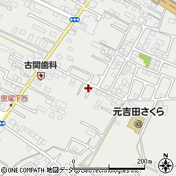 茨城県水戸市元吉田町1503-6周辺の地図