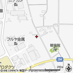 茨城県筑西市森添島1193周辺の地図