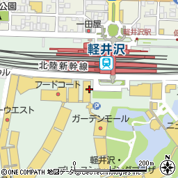 ママのリフォーム　軽井沢プリンスショッピングプラザニューイーストガーデンモール店周辺の地図