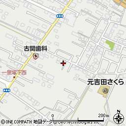 茨城県水戸市元吉田町1504-13周辺の地図