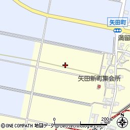 石川県小松市矢田新町周辺の地図