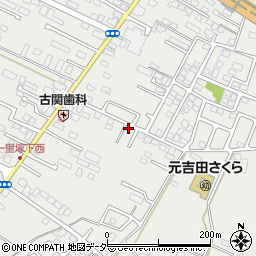 茨城県水戸市元吉田町1503-1周辺の地図