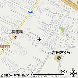 茨城県水戸市元吉田町1508-22周辺の地図