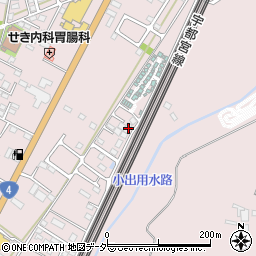 栃木県小山市喜沢602周辺の地図