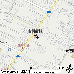 茨城県水戸市元吉田町1501-4周辺の地図