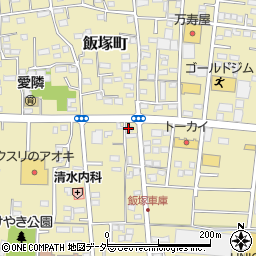 株式会社アフラック　サービスショップ代理店井田ライフ保険高崎店周辺の地図