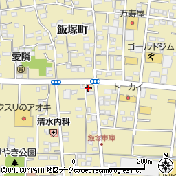 株式会社アフラック　サービスショップ代理店井田ライフ保険高崎店周辺の地図