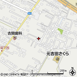 茨城県水戸市元吉田町1508-8周辺の地図