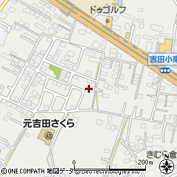茨城県水戸市元吉田町1836-3周辺の地図