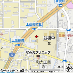 群馬トヨペットＵカー高崎店周辺の地図