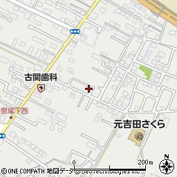 茨城県水戸市元吉田町1508-3周辺の地図