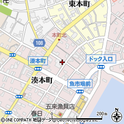 谷川漁網店周辺の地図