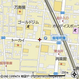 群馬県高崎市飯塚町周辺の地図
