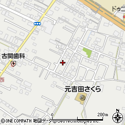 茨城県水戸市元吉田町1509-36周辺の地図