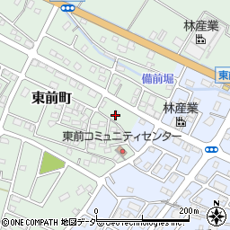 茨城県水戸市東前町825-7周辺の地図
