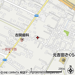 茨城県水戸市元吉田町1508-17周辺の地図