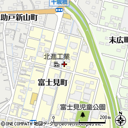 栃木県足利市富士見町44周辺の地図