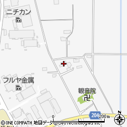 茨城県筑西市森添島1111周辺の地図