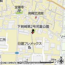 下剣崎第2号児童公園周辺の地図