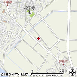石川県小松市下粟津町よ周辺の地図