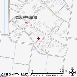 茨城県筑西市森添島622周辺の地図