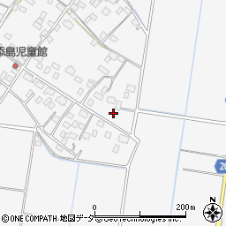 茨城県筑西市森添島645周辺の地図