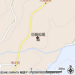 日軽松尾株式会社　奈良本工場周辺の地図