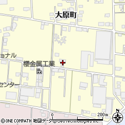 群馬県太田市大原町58-2周辺の地図