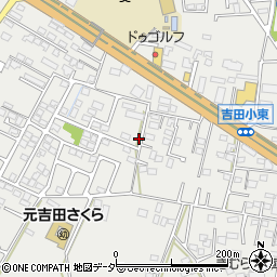 茨城県水戸市元吉田町1839-8周辺の地図