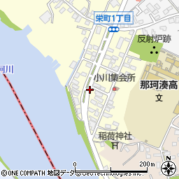 茨城県ひたちなか市栄町周辺の地図