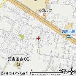 茨城県水戸市元吉田町1839-4周辺の地図