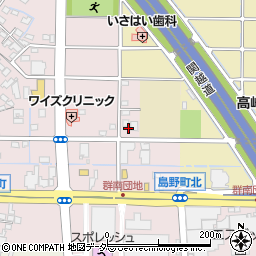 群馬県高崎市島野町1044-1周辺の地図