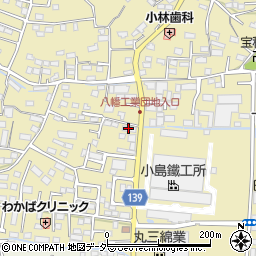 群馬県信用組合八幡支店周辺の地図