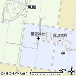 茨城県筑西市林229周辺の地図