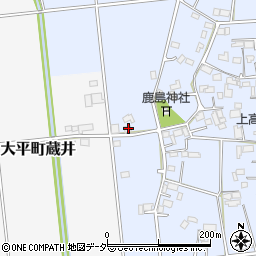 栃木県栃木市大平町上高島526周辺の地図