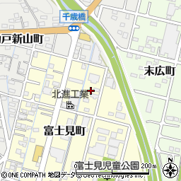 栃木県足利市富士見町42周辺の地図
