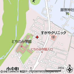 栃木県佐野市小中町1255-27周辺の地図