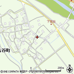 石川県白山市下吉谷町ロ周辺の地図