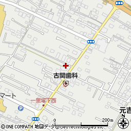 茨城県水戸市元吉田町1460-2周辺の地図