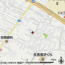 茨城県水戸市元吉田町1794-7周辺の地図