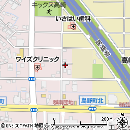 群馬県高崎市島野町1044-4周辺の地図