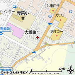 谷津商店周辺の地図
