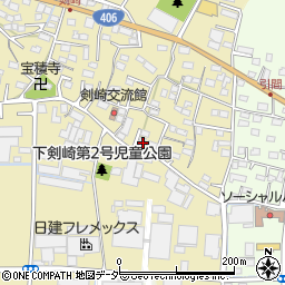 群馬県高崎市剣崎町1004-1周辺の地図