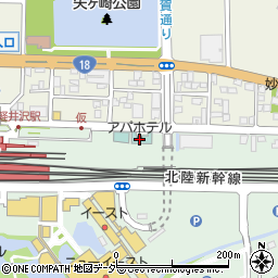 アパホテル軽井沢駅前周辺の地図