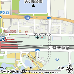 アパホテル軽井沢荘周辺の地図