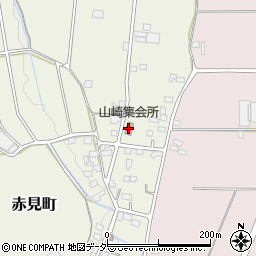 赤見町山崎集会所周辺の地図