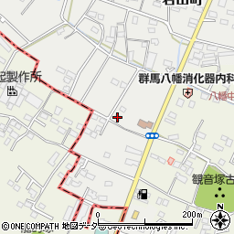 群馬県高崎市若田町32-7周辺の地図